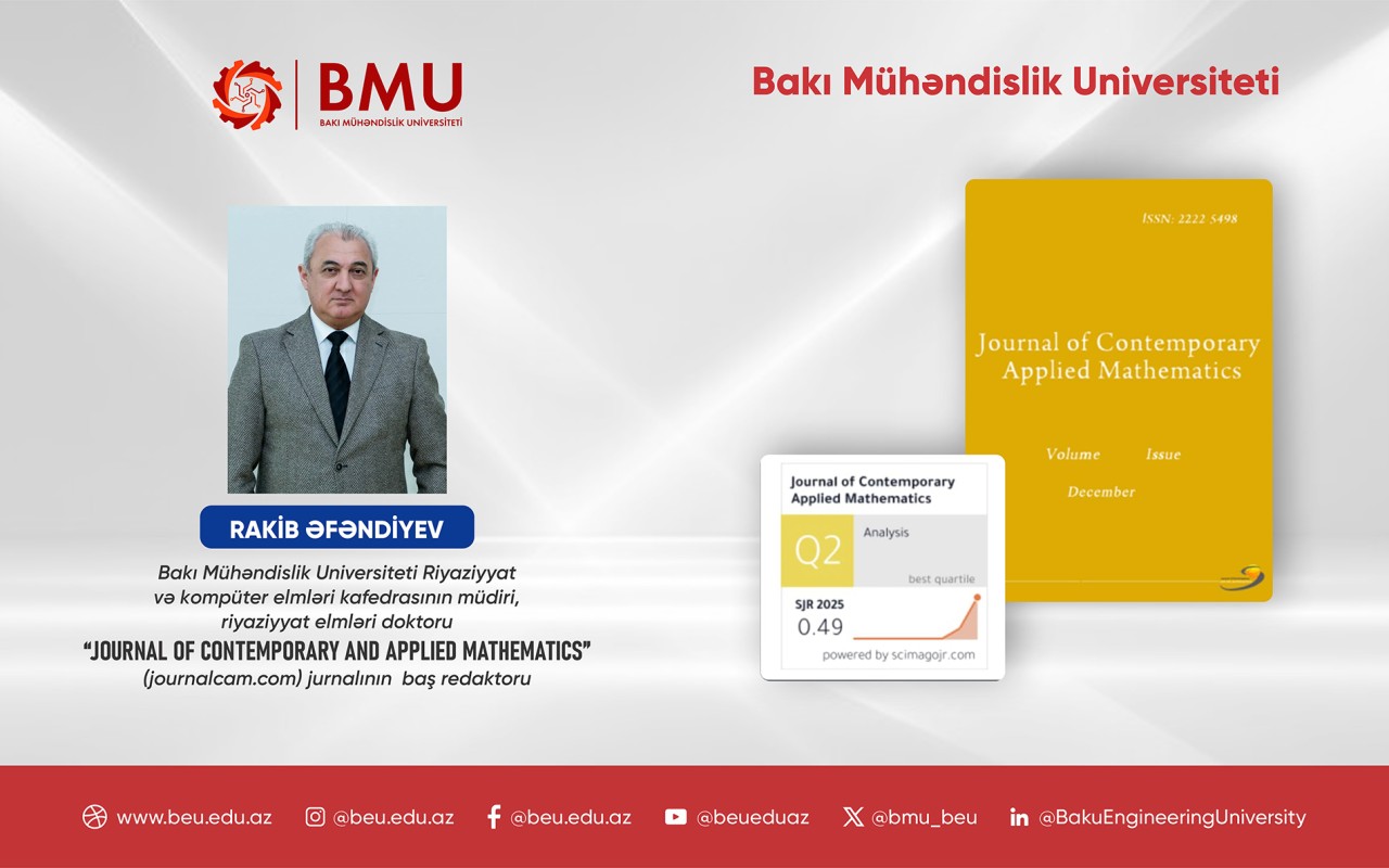 BMU-nun jurnalı beynəlxalq reytinqdə Q2 səviyyəsinə yüksəlib